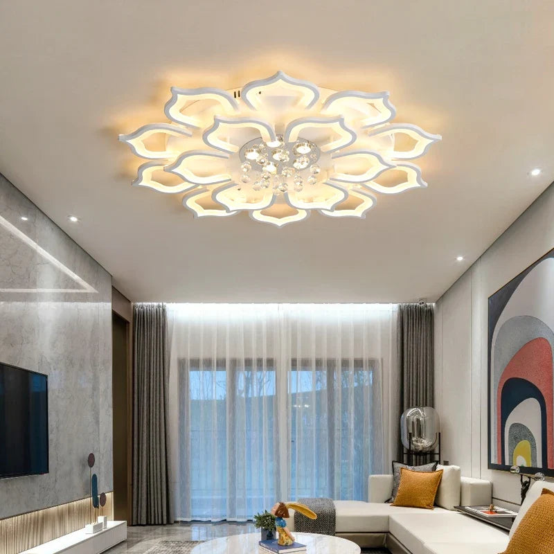 Plafonnier led créatif creux sculpté luxueux luminaire intérieur décoration Eugène Horizon - Un Accent Sculptural Élégant