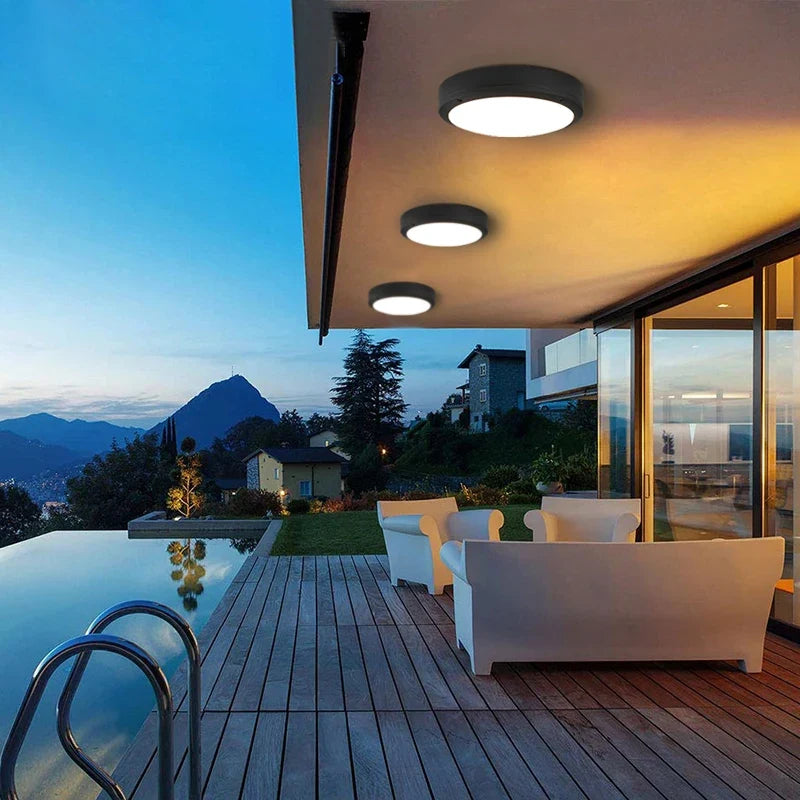 Plafonnier extérieur étanche pour éclairage jardin balcon porche Aloïs Rumeur en Aluminium - Éclairage Extérieur & Décor Soigné