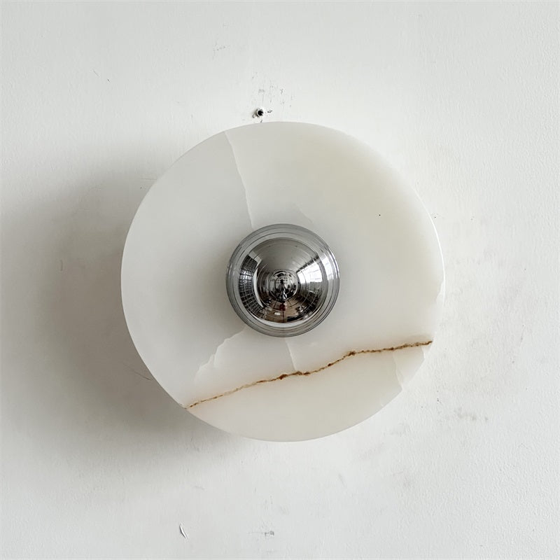 Arsole Applique Murale Ronde en Jade et Métal Moderne Minimaliste - Neutralighting