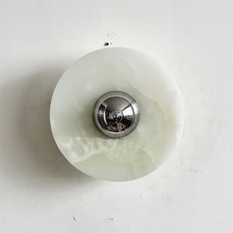 Arsole Applique Murale Ronde en Jade et Métal Moderne Minimaliste - Neutralighting