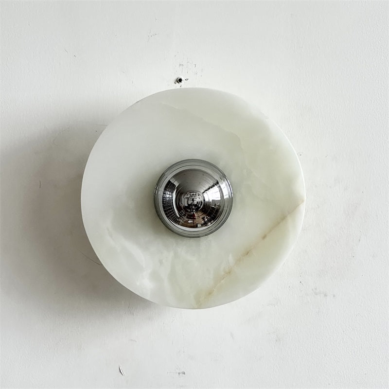Arsole Applique Murale Ronde en Jade et Métal Moderne Minimaliste - Neutralighting