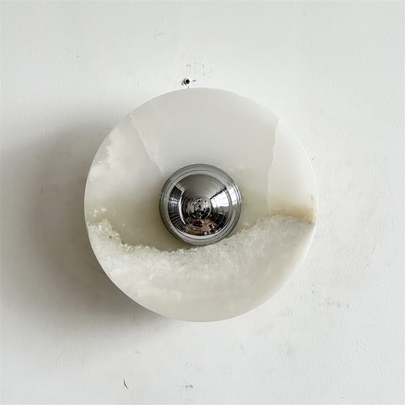 Arsole Applique Murale Ronde en Jade et Métal Moderne Minimaliste - Neutralighting