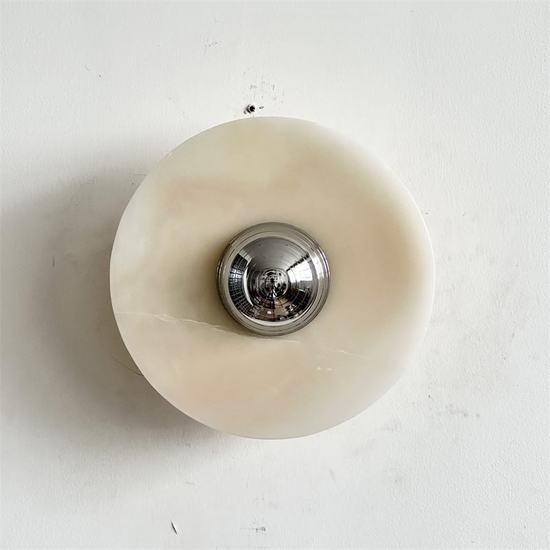 Arsole Applique Murale Ronde en Jade et Métal Moderne Minimaliste - Neutralighting