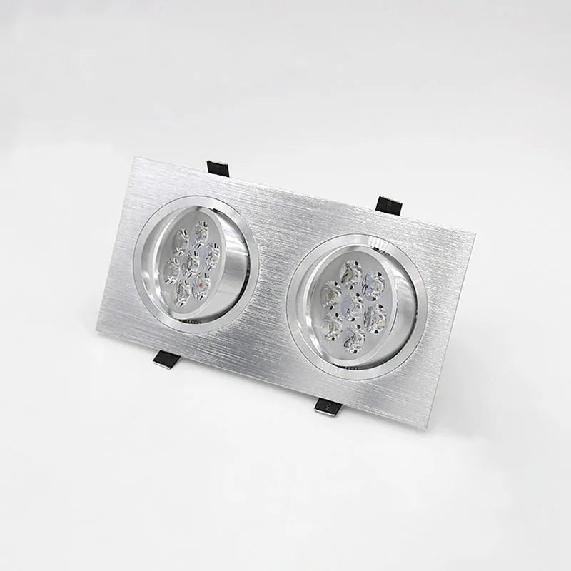Spots led encastrables carrés à intensité variable pour éclairage intérieur Élise Rêverie - Lignes Graphiques & Décor Structuré