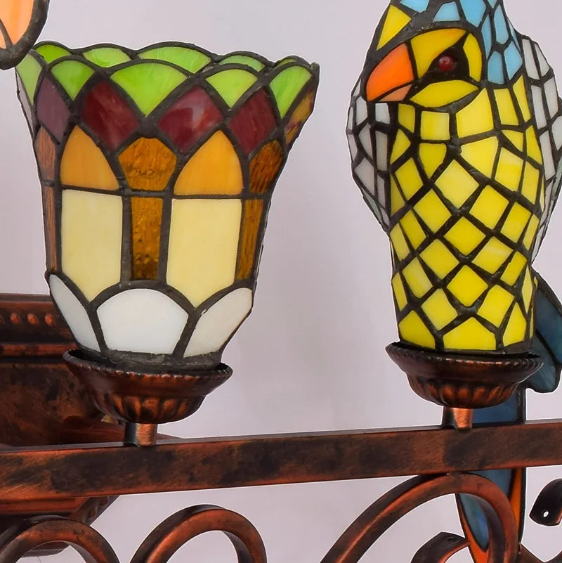 Applique murale — LED tiffany pour décoration intérieure originale