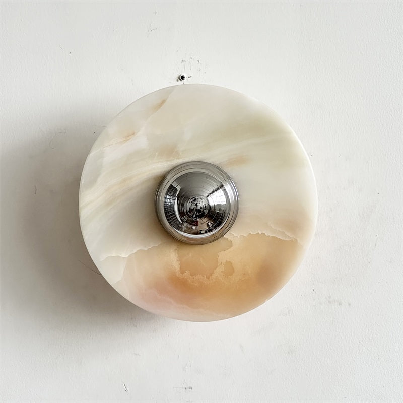 Arsole Applique Murale Ronde en Jade et Métal Moderne Minimaliste - Neutralighting