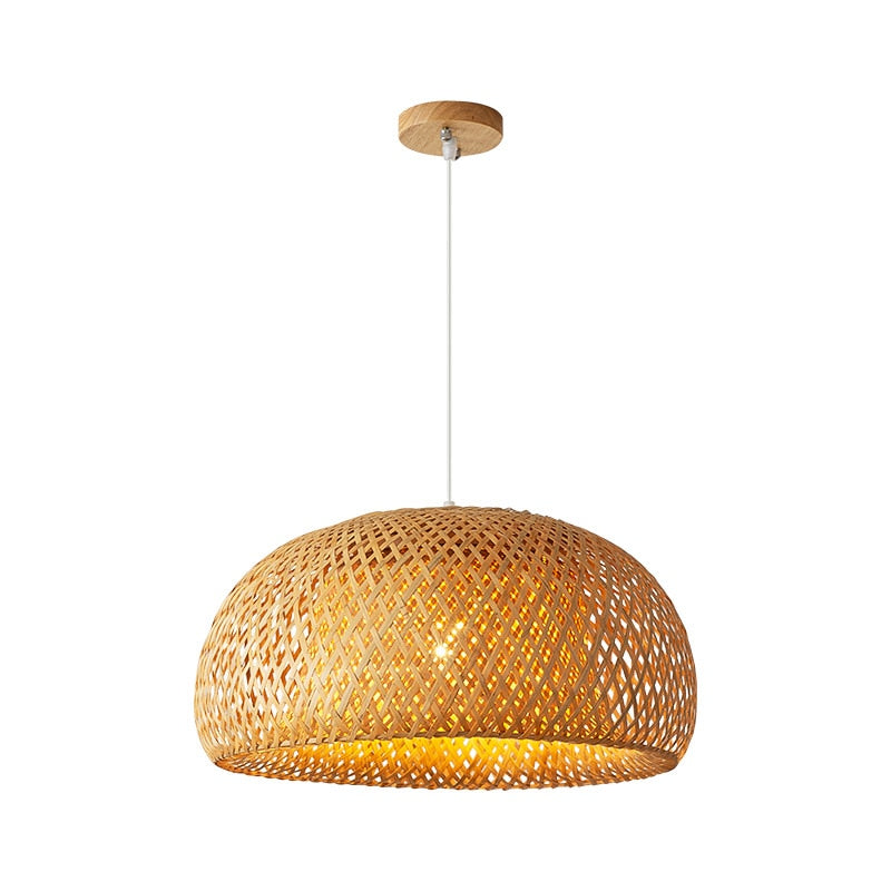 Lampe Suspendue en Bambou Hortense Détour - Simplicité Naturelle & Décor Accueillant