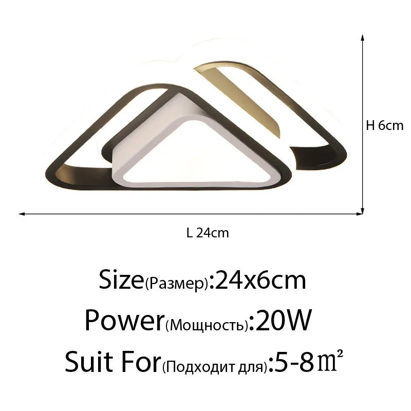 Plafonnier led créatif design nordique pour décorer votre foyer Mona Respire - Simplicité du Design & Décor Raffiné