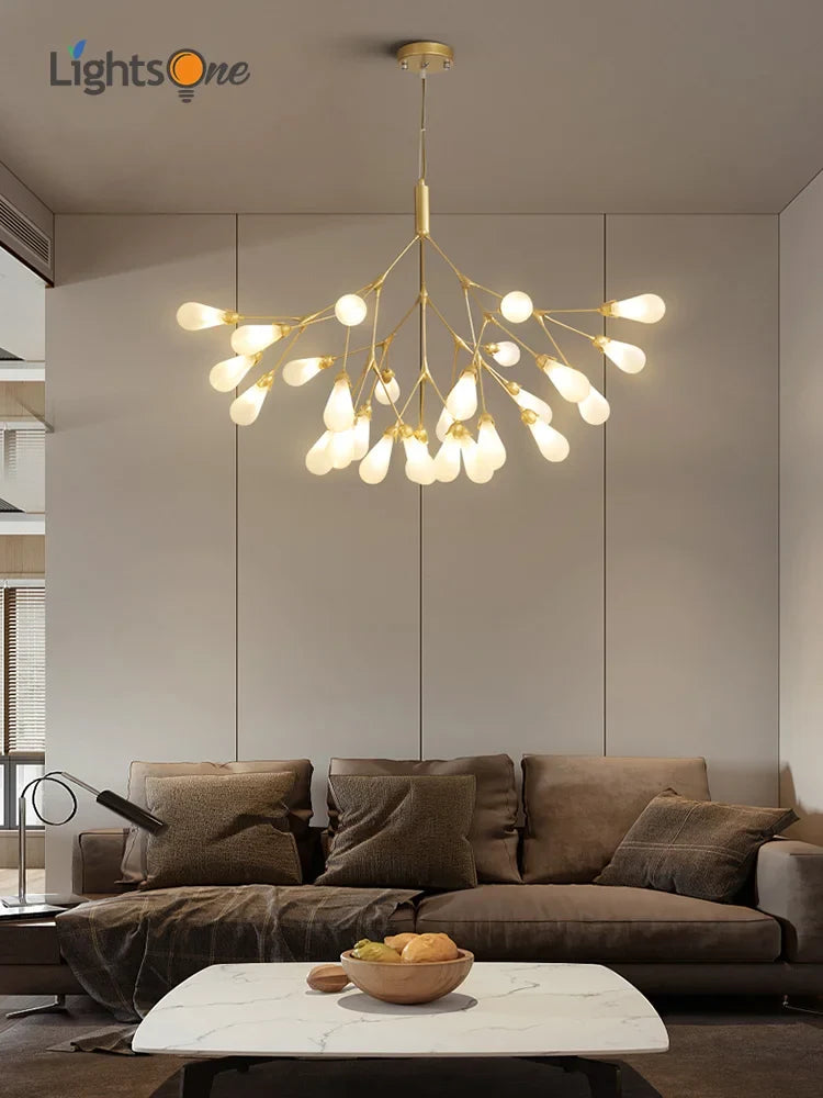Lustre — Luciole design post-moderne pour intérieur élégant et créatif