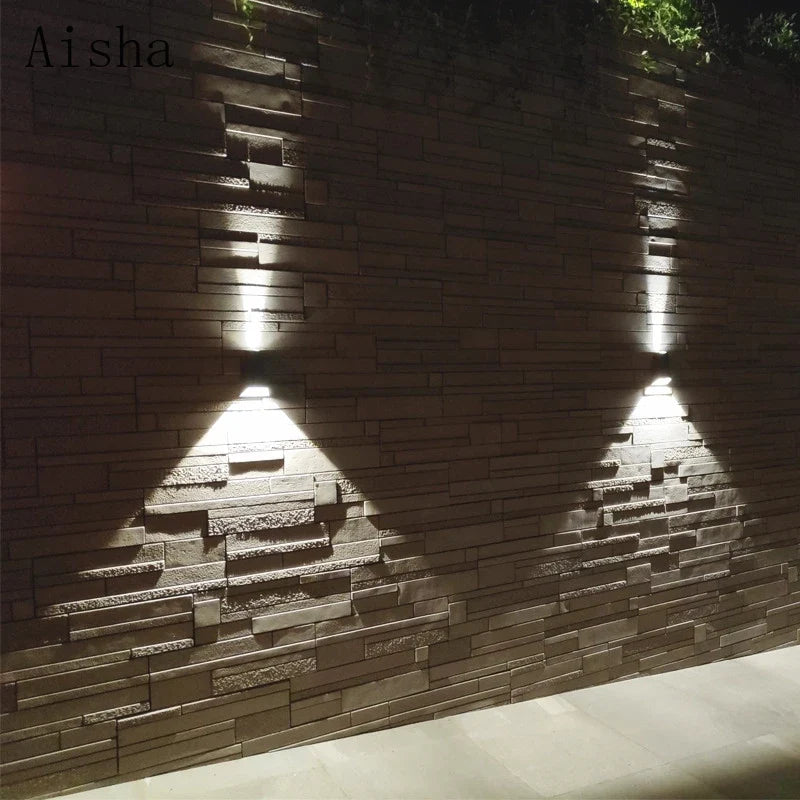 Applique murale — Extérieure moderne étanche en aluminium pour jardin