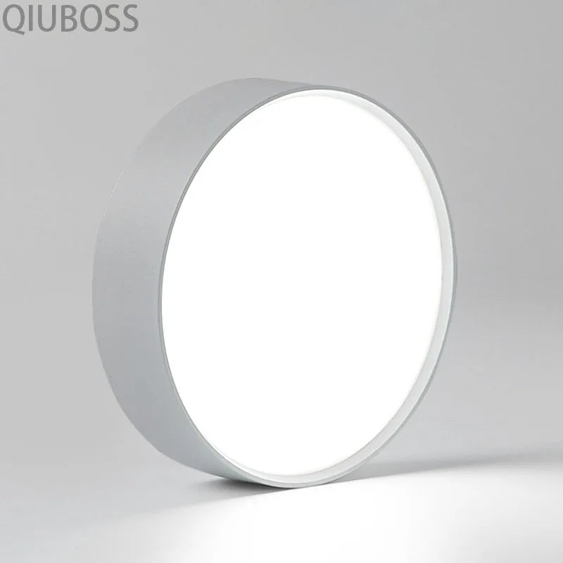 Plafonnier à panneau led rond et carré pour décoration intérieure Tiphaine Perspective - Une Silhouette Tout en Rondeur
