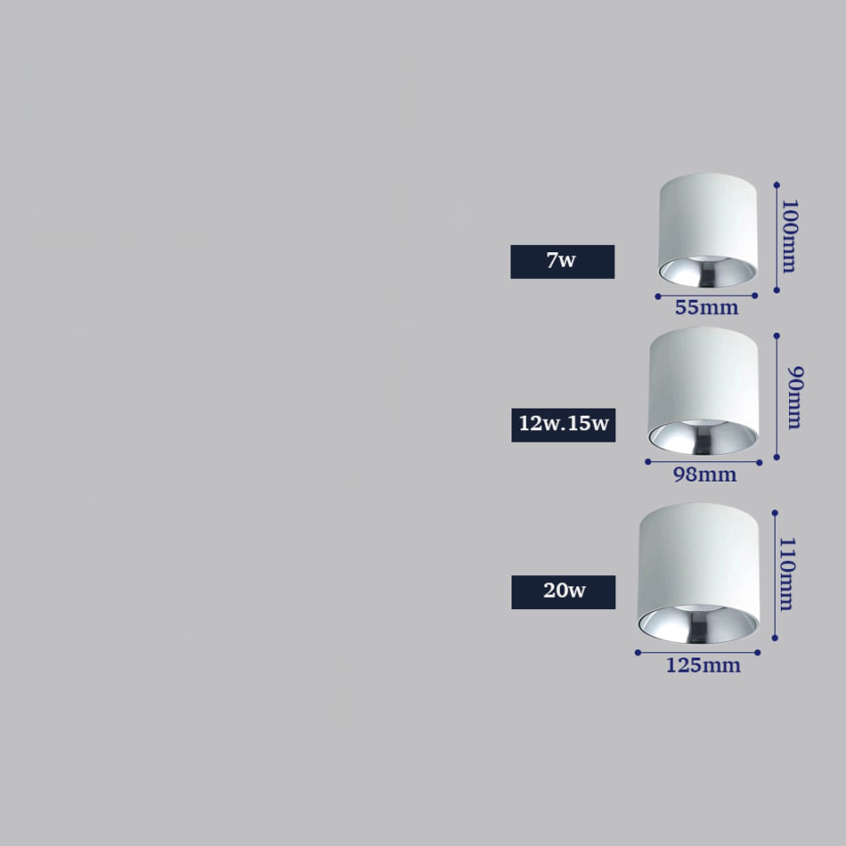 Spot LED moderne cylindrique en métal Chester Maëlle Cantate - Un Accent Géométrique Raffiné