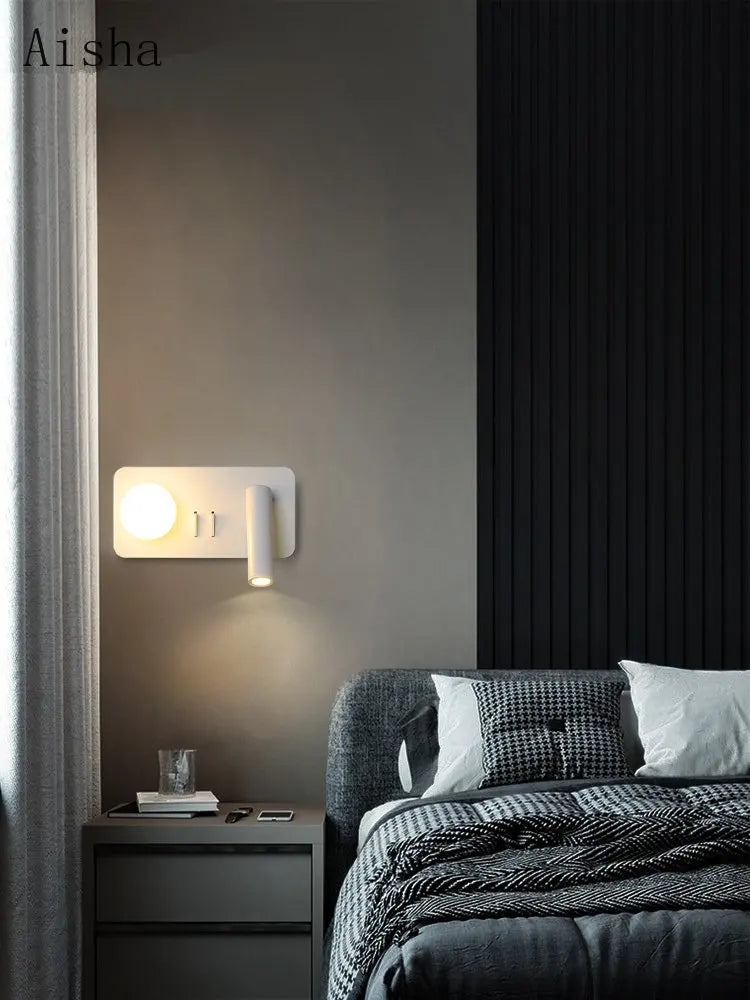 Applique murale moderne rotative à led pour intérieur décoratif Ulysse Prélude - Esprit Contemporain & Décor Élégant
