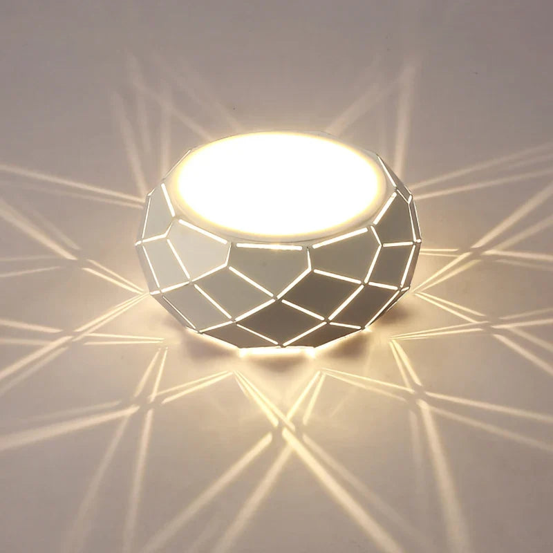 Plafonnier LED moderne simplicité 5W 12W Léane Courbe - Une Note Actuelle dans le Décor