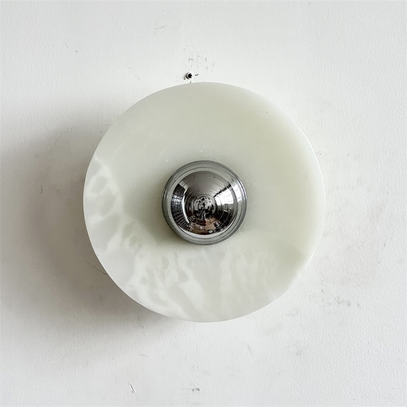 Arsole Applique Murale Ronde en Jade et Métal Moderne Minimaliste - Neutralighting
