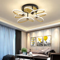 Plafonnier — Moderne en pétale d'or pour intérieur décoratif