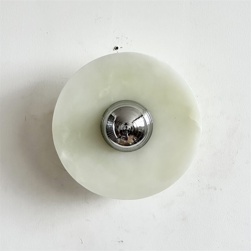 Arsole Applique Murale Ronde en Jade et Métal Moderne Minimaliste - Neutralighting