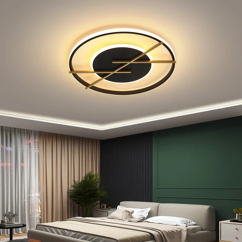 Plafonnier led rond moderne pour décoration intérieure lumineuse Tristan Sonate - Formes Arrondies & Harmonie Visuelle