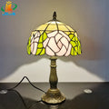 Lampe à poser — De table style tiffany en forme de rose pour décoration intérieure
