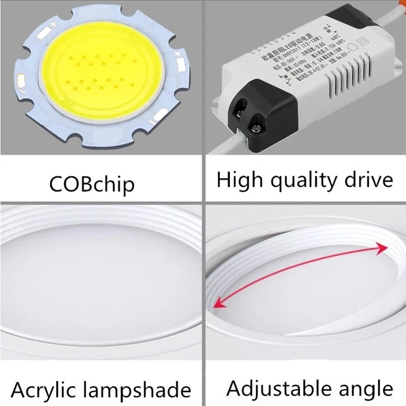 Spot led encastrable à intensité variable pour décoration Lise Rêverie - Présence Décorative & Harmonie Intérieure