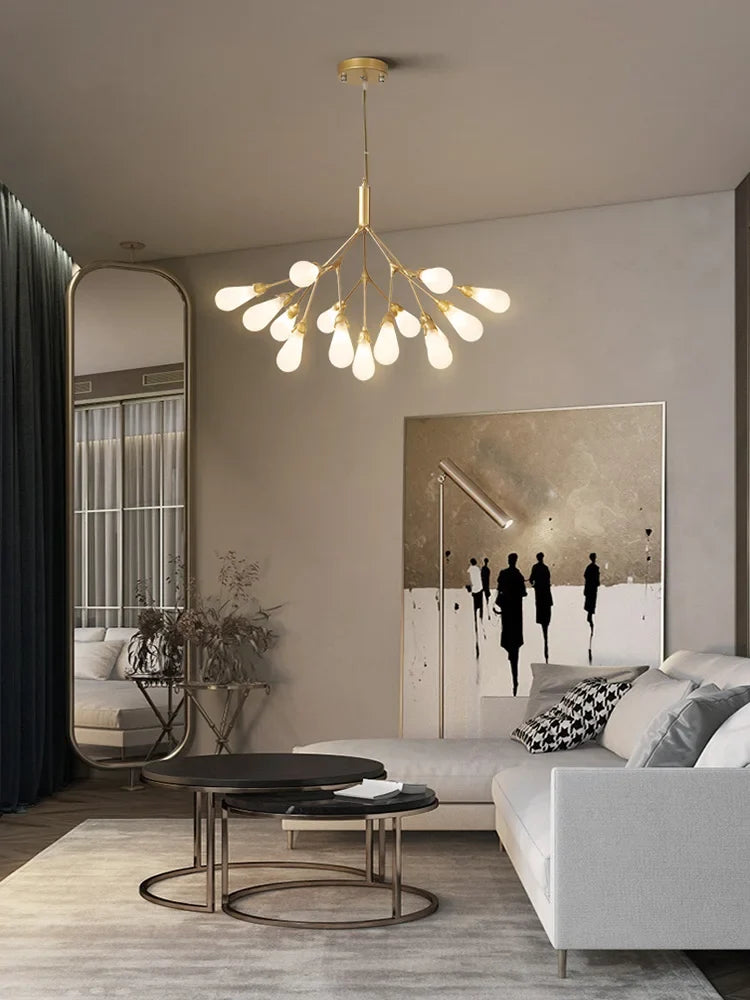 Lustre — Luciole design post-moderne pour intérieur élégant et créatif