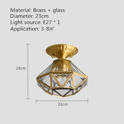 Plafonnier créatif en cuivre pour intérieur moderne et élégant Lorène Dessin - Le Charme du Verre dans le Décor