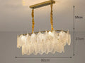 Lustre — De luxe en verre pour décoration intérieure élégante et moderne