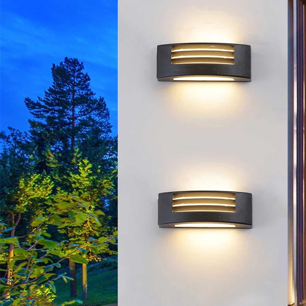 Applique murale — Moderne étanche en aluminium pour extérieur