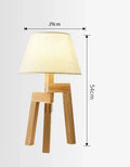Lampadaire — Nordique en bois design créatif à trois pieds