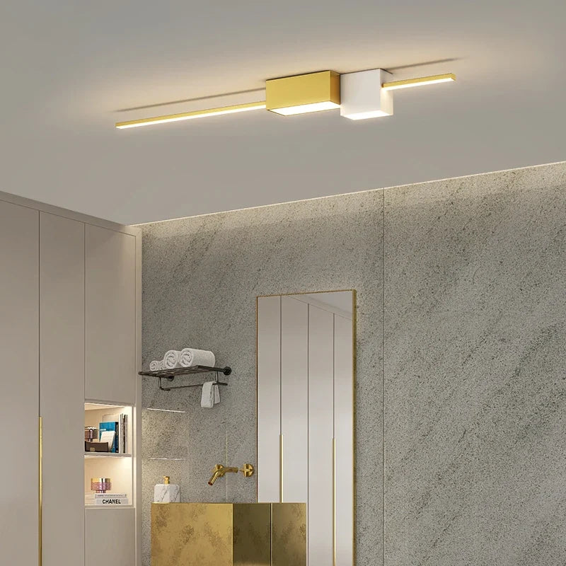 Plafonnier — LED nordique minimaliste pour long couloir