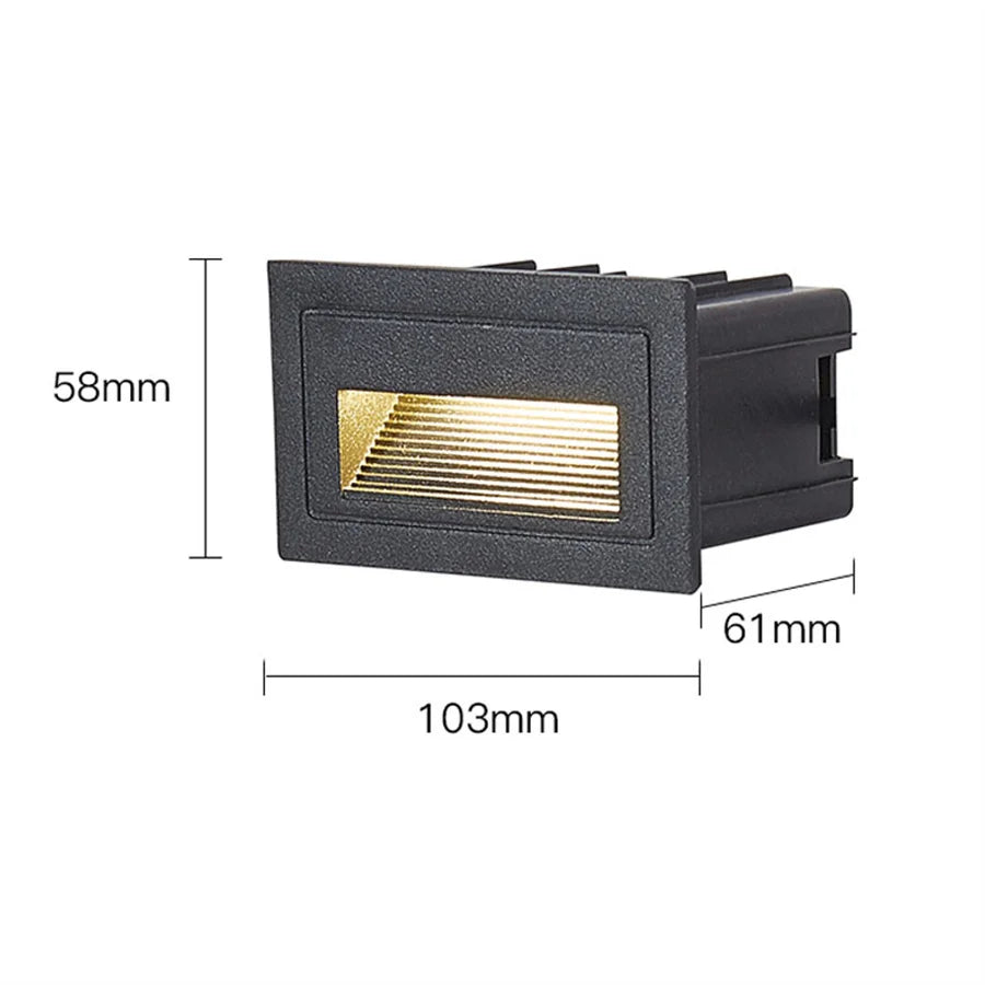 Applique murale — LED étanche pour jardin et escaliers