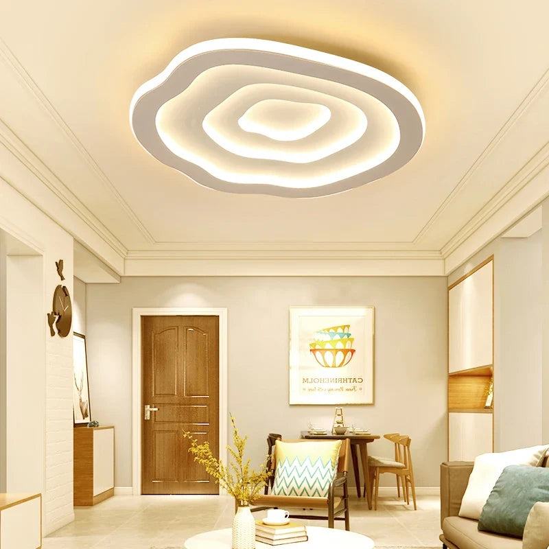 Plafonnier — LED nuage nordique simple créatif romantique chaleureux