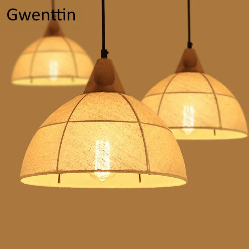 Suspension en lin vintage pour décoration intérieure moderne – Valombre Sillage