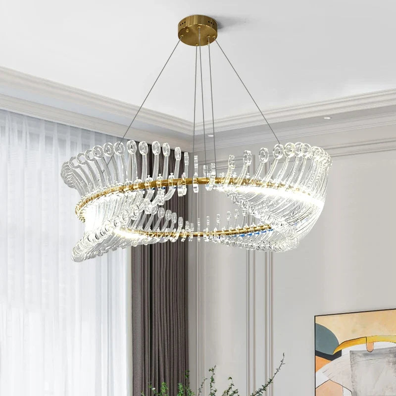 Lustre — Design moderne LED luminaire simple nordique suspendu