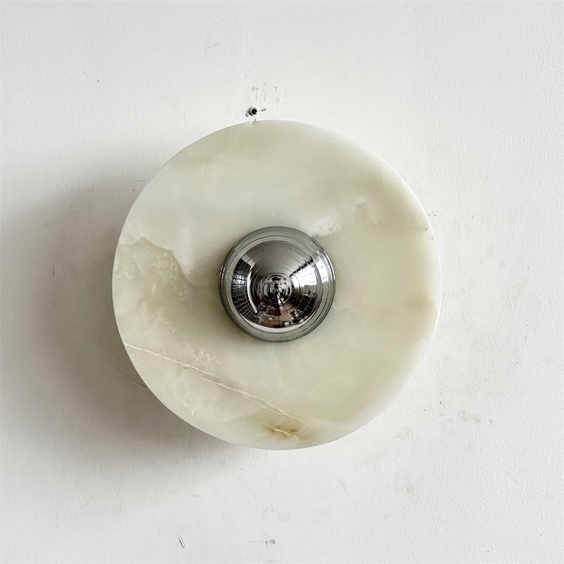 Arsole Applique Murale Ronde en Jade et Métal Moderne Minimaliste - Neutralighting