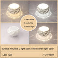 Plafonnier LED moderne simplicité 5W 12W Léane Courbe - Une Note Actuelle dans le Décor