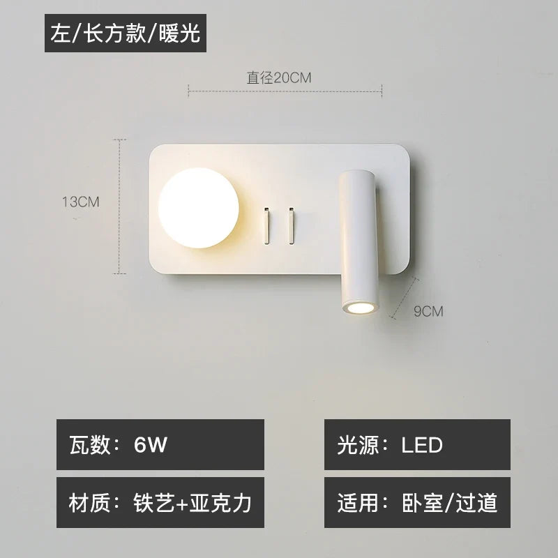 Applique murale moderne rotative à led pour intérieur décoratif Ulysse Prélude - Esprit Contemporain & Décor Élégant