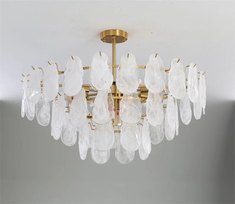 Lustre — En verre de luxe pour éclairage créatif et décoratif