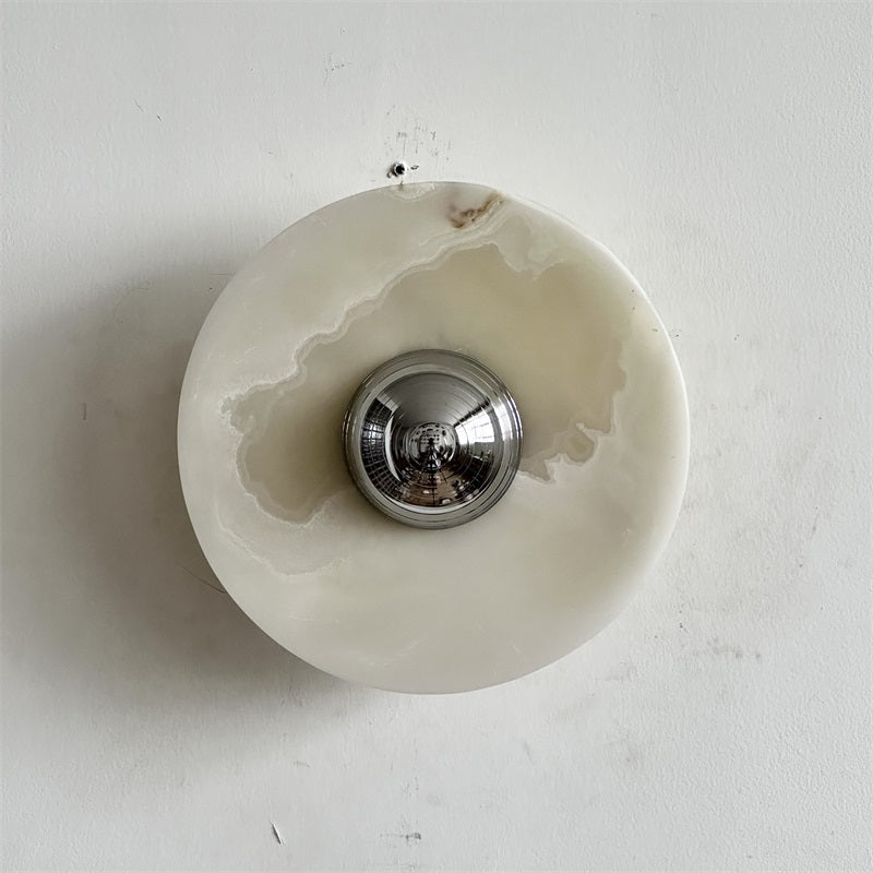 Arsole Applique Murale Ronde en Jade et Métal Moderne Minimaliste - Neutralighting