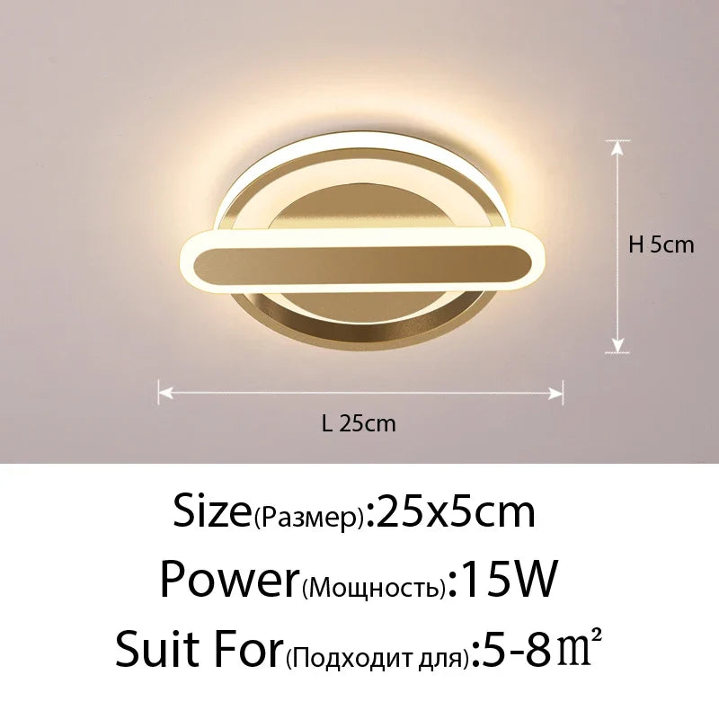 Plafonnier led moderne pour éclairage intérieur style nordique Salomé Cadence - Esprit Épuré & Harmonie Intérieure
