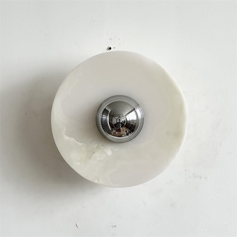 Arsole Applique Murale Ronde en Jade et Métal Moderne Minimaliste - Neutralighting
