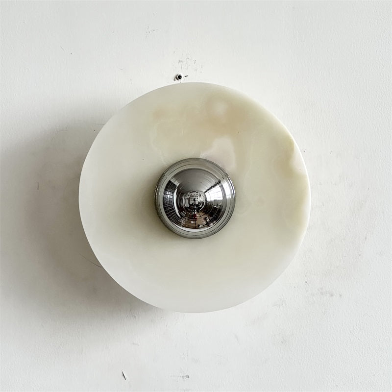 Arsole Applique Murale Ronde en Jade et Métal Moderne Minimaliste - Neutralighting
