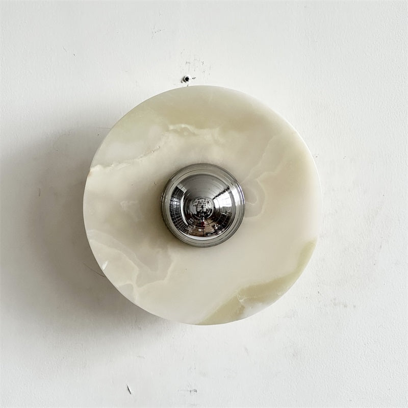 Arsole Applique Murale Ronde en Jade et Métal Moderne Minimaliste - Neutralighting