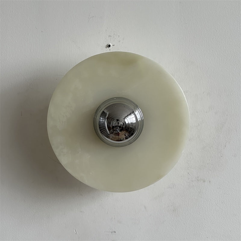 Arsole Applique Murale Ronde en Jade et Métal Moderne Minimaliste - Neutralighting
