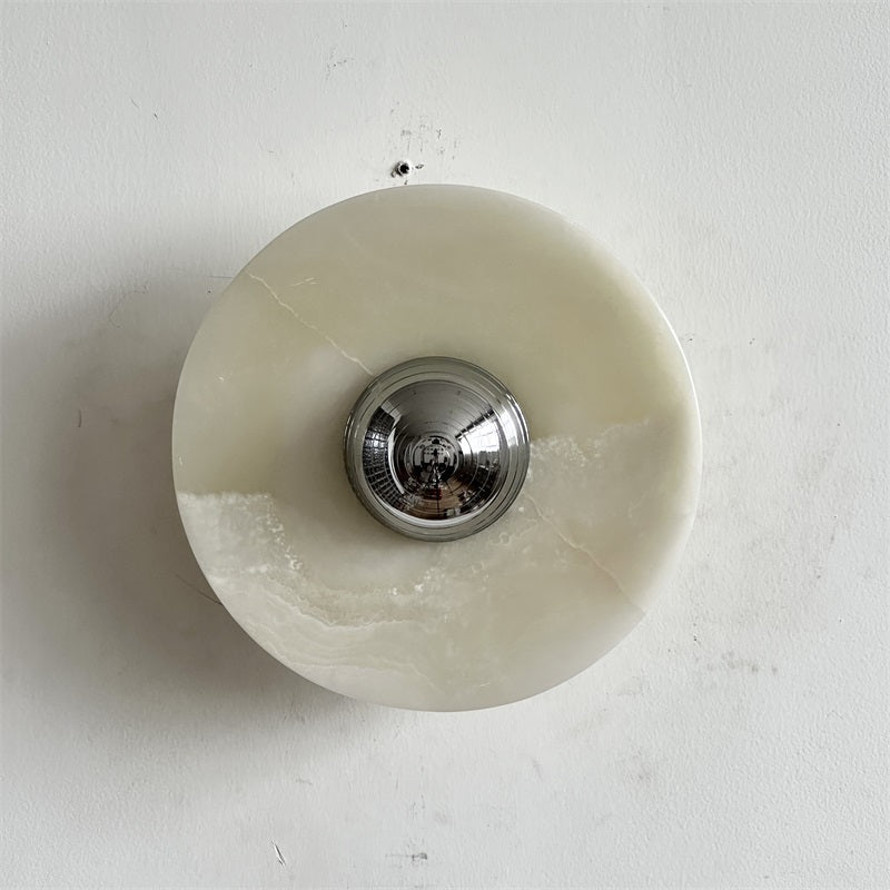 Arsole Applique Murale Ronde en Jade et Métal Moderne Minimaliste - Neutralighting