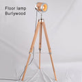 Lampadaire — Rétro en bois massif au style industriel