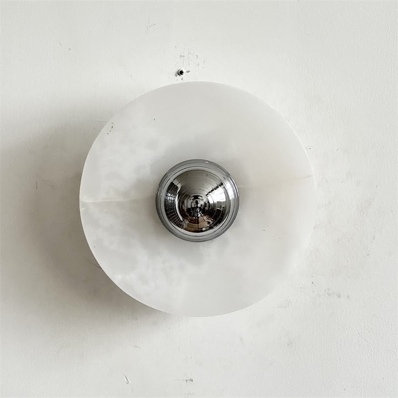 Arsole Applique Murale Ronde en Jade et Métal Moderne Minimaliste - Neutralighting