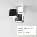 Plafonnier carré créatif lumières led modernes décoration simple lustre luminaire Valentine Galbe - Une Silhouette Graphique Affirmée
