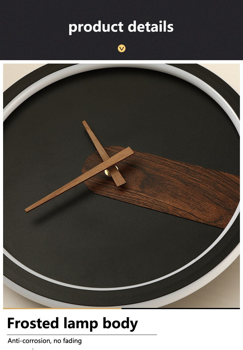 Applique Murale Métal/Bois Ronde Scandinave, Salon - Neutralighting
