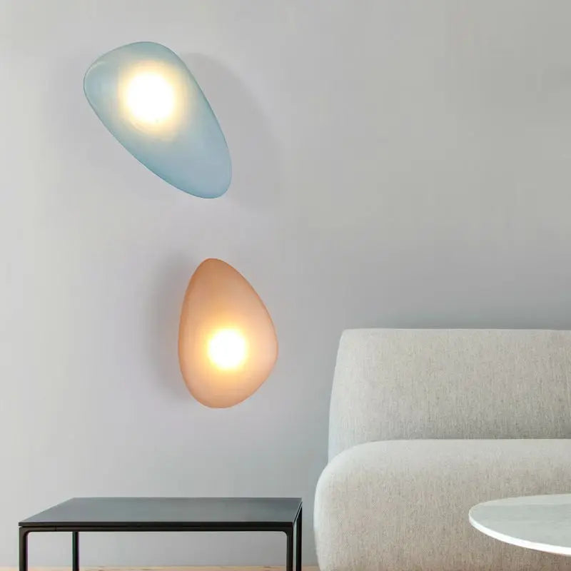 Plafonnier — LED galets verre moderne déco intérieur hotel couloir plafonnier éclairage